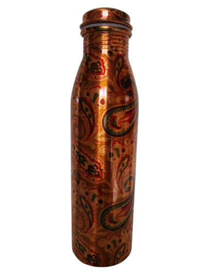 700ml Red Floral Water Bottle